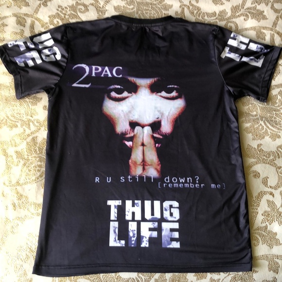 Tupac Shakur Hip Hop T-Shirt - Picture 2 of 3